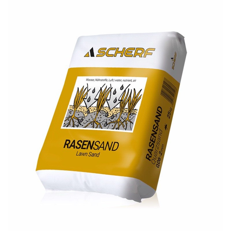 Piesok pre trávniky sušený / 25kg vrece  /SCHERF/